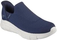 Skechers Herren Bobs B Flex Resilient Edge Slip-InTurnschuhe, Navy Textile, 42 EU