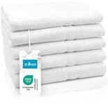 ZOLLNER 5er Set Duscht&uuml;cher in 70x140 cm - Flauschige Badehandt&uuml;cher aus...