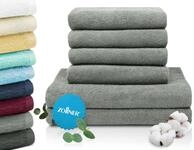 ZOLLNER Handtuch Set aus 4 Handt&uuml;cher 50x100 cm & 2 Duscht&uuml;cher 70x140 cm -