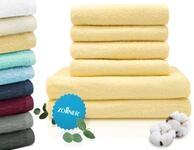ZOLLNER Handtuch Set aus 4 Handt&uuml;cher 50x100 cm & 2 Duscht&uuml;cher 70x140 cm -