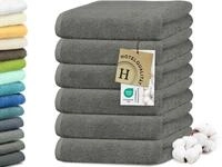 ZOLLNER 6er Set Handt&uuml;cher in 50x100 cm - besonders weiche und saugstarke