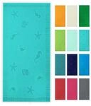 ZOLLNER Strandtuch - hautfreundliches und saugstarkes Handtuch in 100x200 cm -
