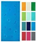 ZOLLNER Strandtuch - hautfreundliches und saugstarkes Handtuch in 100x200 cm -