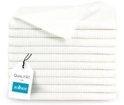 ZOLLNER 10er Set G&auml;stet&uuml;cher in 30x50 cm - langlebige Handt&uuml;cher in wei&szlig; - mit