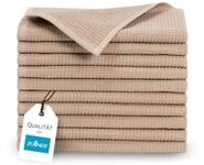 ZOLLNER 10er Set G&auml;stet&uuml;cher in 30x50 cm - langlebige Handt&uuml;cher in beige - mit