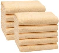 ZOLLNER 10er Set Handt&uuml;cher in 50x100 cm - saugstarke und weiche Duscht&uuml;cher in