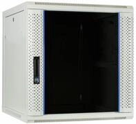 DSIT 12HE Netzwerkschrank (Serverschrank) 19 Zoll Wandmontage mit Glast&uuml;r -...