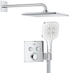 GROHE Precision SmartControl 310, Unterputz Duschsystem (31cm Regendusche mit