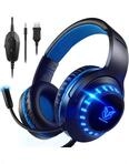 Pacrate Gaming Headset f&uuml;r PS4/PS5/Xbox One/PC/Nintendo Switch, PS4 Kopfh&ouml;rer mit