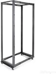 StarTech.com 4-Pfosten 42 HE Mobiles Open Frame Serverrack, 19" Netzwerk Rack...