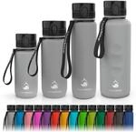 coolrhino Trinkflasche 1,5l f&uuml;r Sport, Outdoor, Schule, Fitness & Kinder -