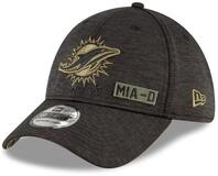 New Era Miami Dolphins - 39thirty Cap - Salute to Service 2020 - Black - S-M (6 3/8-7