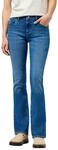 Wrangler Damen Bootcut Raven Jeans, Schwarz, 30W / 34L EU