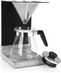 BEEM POUR OVER Kaffeebereiter Set - 4 Tassen | Edelstahl-Permanentfilter (Gr&ouml;&szlig;e 2),