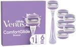 Gillette Venus Comfortglide Breeze Rasierer Damen &mdash; Inkl 6 Ersatzklingen f&uuml;r