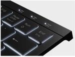 KeySonic KSK-5010ELC (DE) Mini Tastatur - Hintergrundbeleuchtung - integrierter