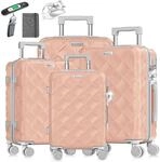 KESSER&reg; Reisekoffer Set 4-teilig | Kofferset ABS Hartschalenkoffer mit