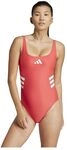 adidas Damen-Badeanzug mit 3 Streifen, U-R&uuml;cken, SELURE/PULMAG, 38