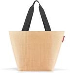 REISENTHEL ZS7078 SHOPPER M Gym Bag Damen RAFFIA NERO Gr&ouml;&szlig;e Unica