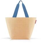reisenthel shopper M in raffia blue &ndash; Ger&auml;umige Shopping Bag und edle Handtasche