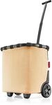reisenthel carrycruiser Frame Raffia Black &ndash; Tragbarer Einkaufstrolley mit stabilem