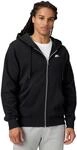 Nike Herren Club Bb Full-Zip Hoodie Jacke, Black/Black/White, XL