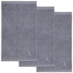m&ouml;ve Superwuschel G&auml;stetuch 30 x 50 cm aus 100% Baumwolle, stone 3er Set