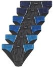 Le Jogger Herren Slips, 6er Pack, Unterhosen, Schl&uuml;pfer, Baumwolle (5, farb-Set)