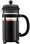 BODUM JAVA Kaffeebereiter, Kunststoffrahmen und Deckel, 8 Tassen, 1,0 l, SAN, Black