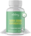 Vitabay Taurin Kapseln Hochdosiert 1000mg - 120 Taurin Kapseln Vegan &...