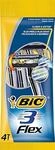 BIC 3 Flex Rasierer Set M&auml;nner, 3 Klingen, F&uuml;r empfindliche Haut, Nassrasierer