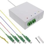 InLine FTTH Verl&auml;ngerungsbox, 4x LC/APC, 9/125&micro;m OS2, vorkonfektioniert, 15m, f&uuml;r