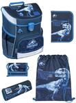 Familando - Scooli Campus Fit Schulranzen Set - 5-teilig mit Federmappe - Jurassic