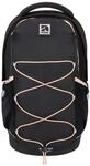 AUDETIC Schulrucksack M&auml;dchen Teenager Schwarz Rosa - AERO - Ergonomischer Rucksack