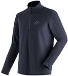 Maier Sports Dennis, Half-Zip-Midlayer f&uuml;r Herren, Universeller Midlayer 