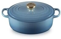 Le Creuset Signature Gusseisen-Br&auml;ter mit Deckel, &Oslash; 27 cm, Oval, F&uuml;r alle