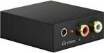 goobay 58493 Toslink Extractor Audio S/PDIF Digital auf Analog Konverter/Audio