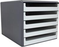 Schubladenbox, Geh&auml;use Anthrazit, Recycling Blauer Engel, Vanille