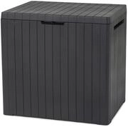 Keter City Box, Aufbewahrungsbox, dunkelgrau, Inhalt: 113L, Ma&szlig;e: HxTxB