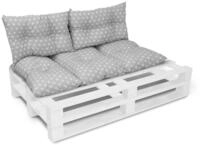 Amilian Palettenkissen Set 1x 120x60 + 2x40x60 Sitzauflage Sitzkissen f&uuml;r
