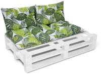 Amilian Palettenkissen Set 1x 120x60 + 2x40x60 Sitzauflage Sitzkissen f&uuml;r