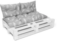 Amilian Palettenkissen Set 1x 120x60 + 2x40x60 Sitzauflage Sitzkissen f&uuml;r