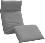 vidaXL Sonnenliege Klappbar Grau 175x54x8,5 cm Oxford-Gewebe, Sonnenbett, Liege,
