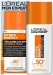 L'Or&eacute;al Men Expert UV Sonnenschutz LSF 50 f&uuml;r M&auml;nner, Invisible Fluid f&uuml;r das
