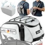 Valkental 3in1 Fahrradtasche f&uuml;r Gep&auml;cktr&auml;ger mit Rucksackfunktion - 10-14L