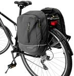 WOZINSKY Fahrradtasche 2in 1 Gep&auml;cktr&auml;gertasche Hinterradtsche Wasserdicht