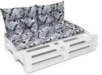 Amilian Palettenkissen Set 1x 120x60 cm+ 2X 40x60 cm- Auflagen, Kissen & Polster,