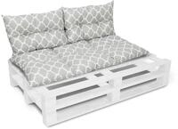 Amilian Palettenkissen Set 1x 120x60 cm+ 2X 40x60 cm- Auflagen, Kissen &...