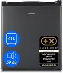 MEDION mini K&uuml;hlschrank mit Gefrierfach (klein, leise, 41L kleiner...