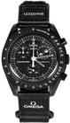 Swatch Armbanduhr Moonswatch Omega x Mission to the Moonphase Snoopy, Schwarz